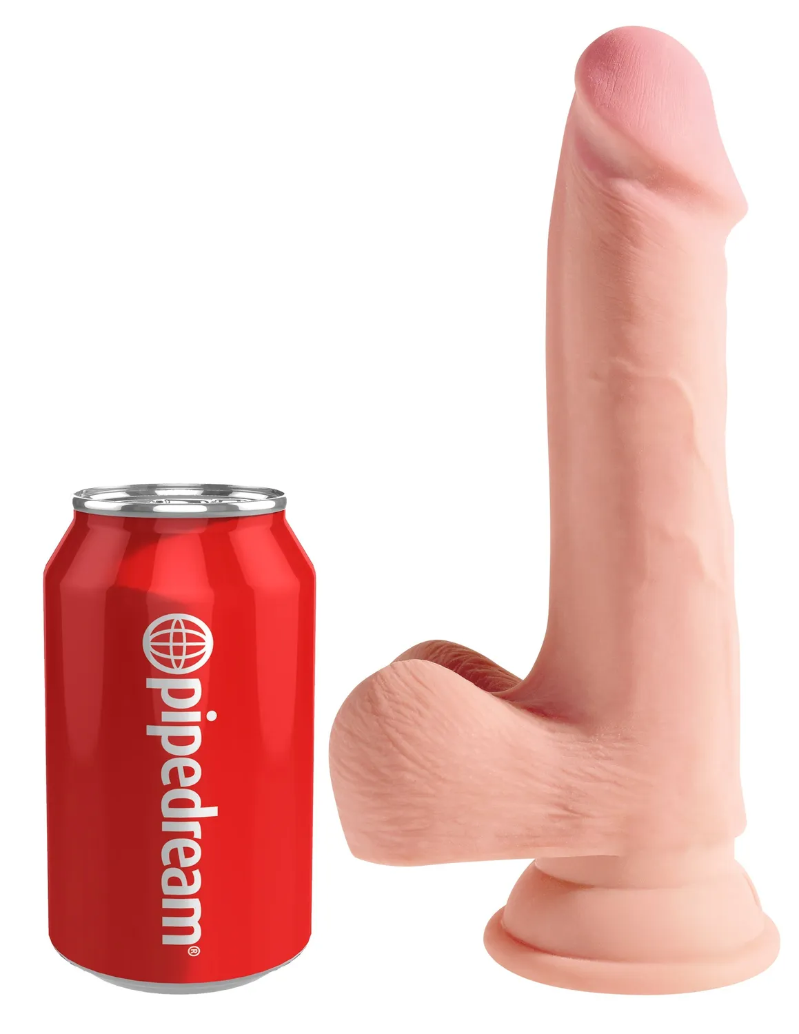 Pipedream King Cock Plus 7.5 Triple Density dildo met ballen