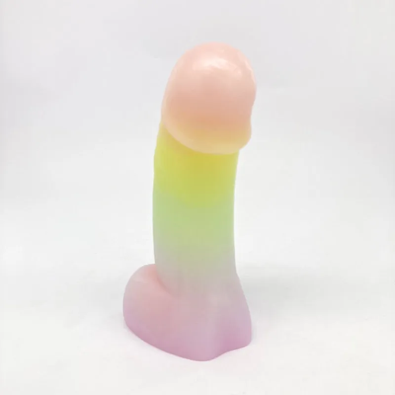 Tentickle Woodsman Pastel Rainbow dildo mini medium