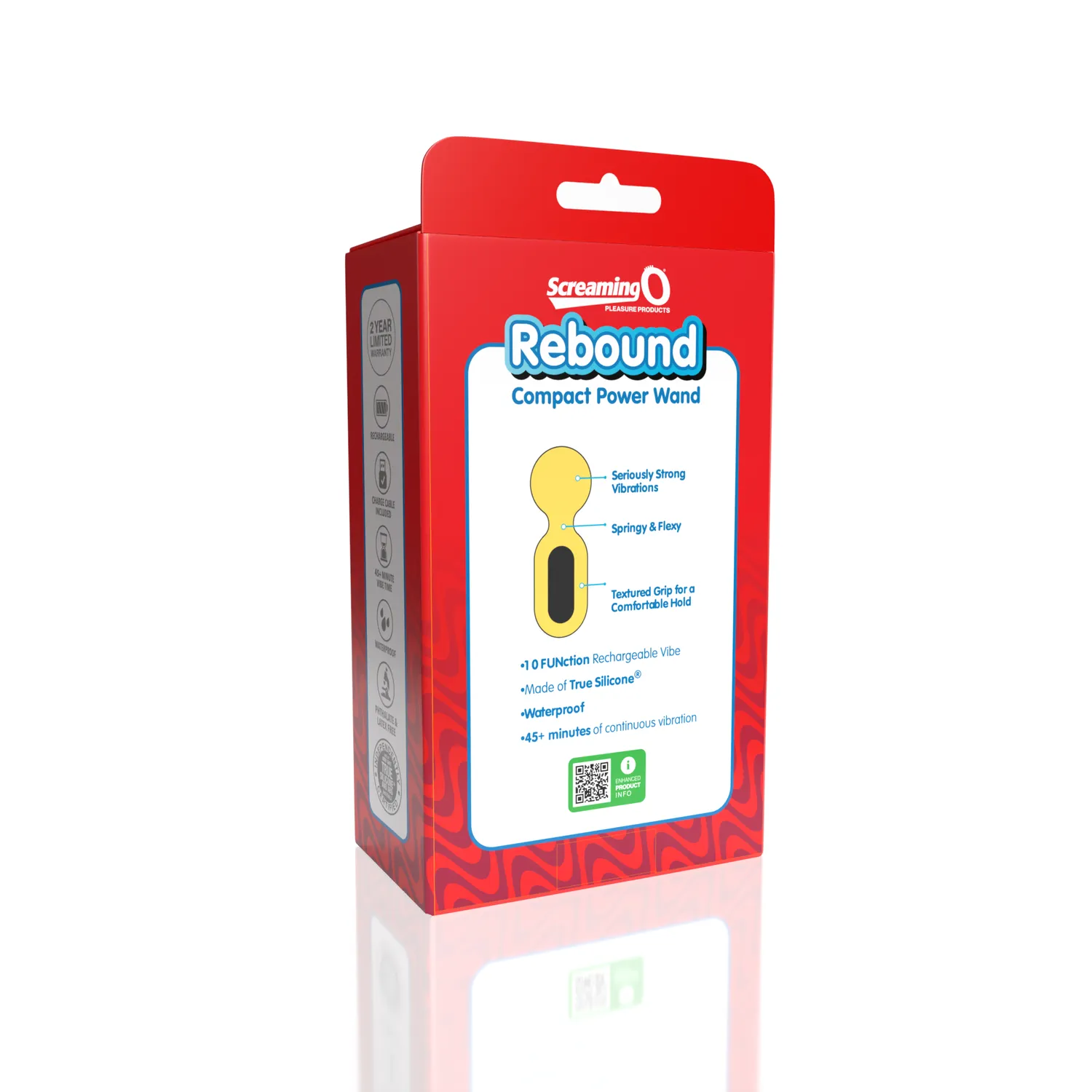 Screaming O Rebound mini wand vibrator silicone – diepe trilling