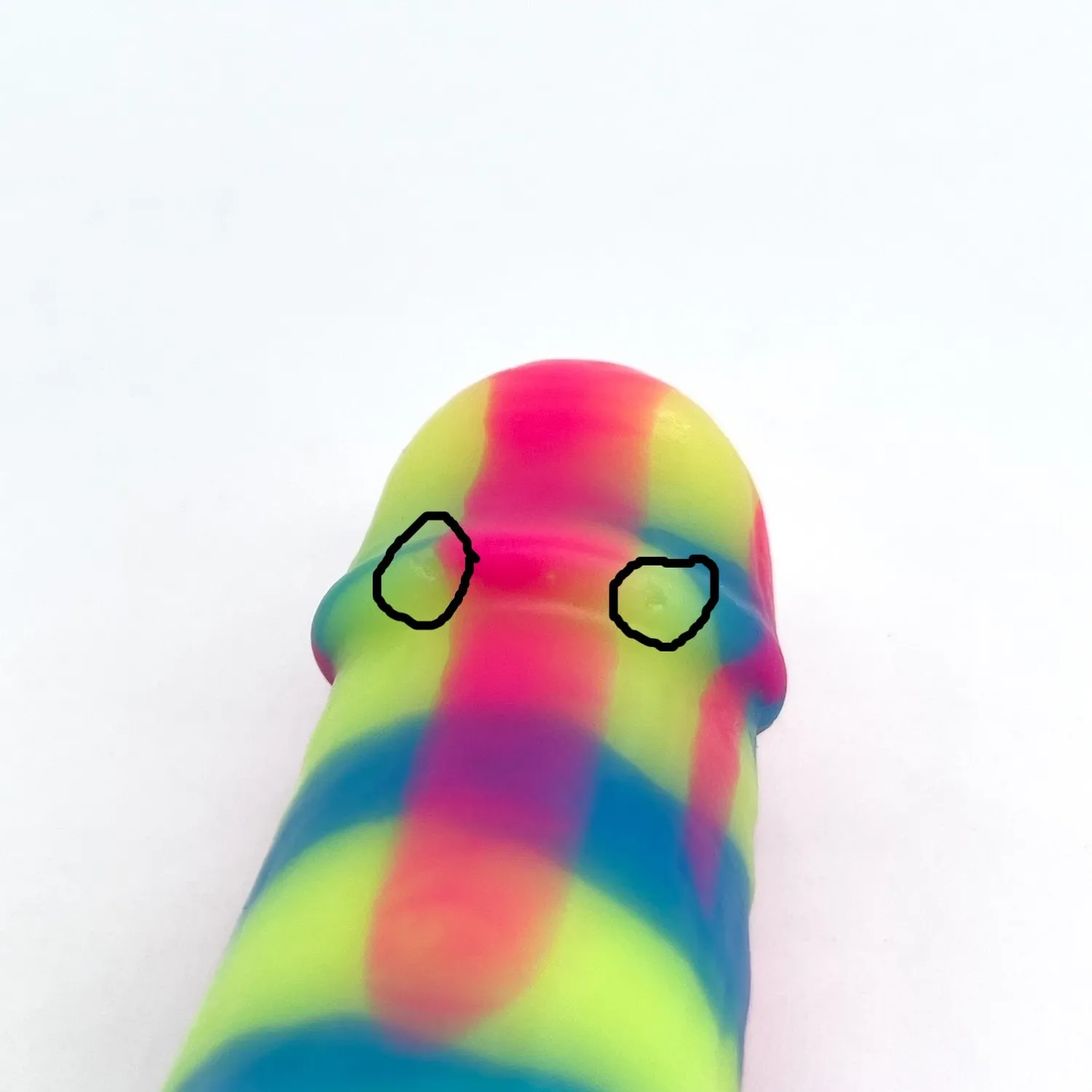 Tentickle Woodsman Cake Drip dildo mini soft pan pride flop