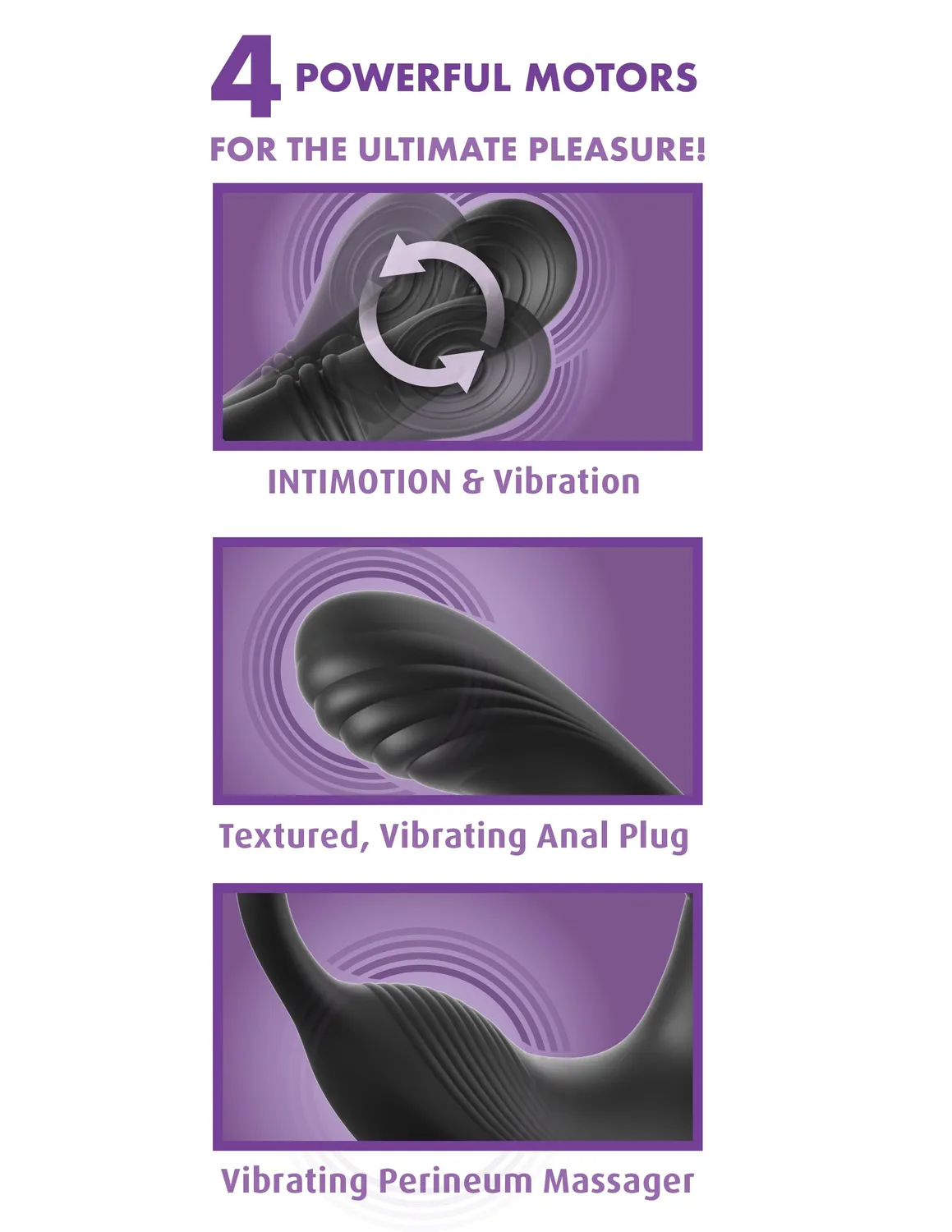 Pipedream Anal Fantasy Ass-Gasm IntiMotion anale vibrator