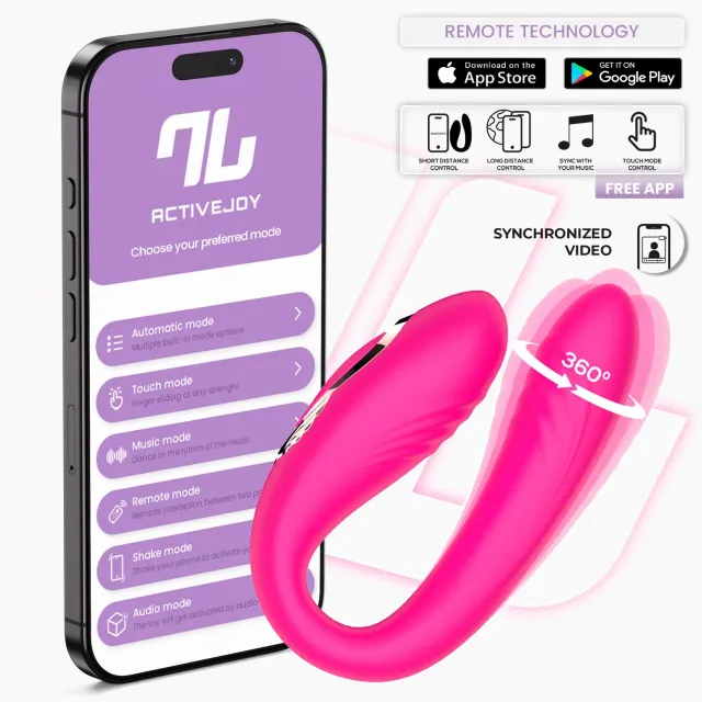 Intoyou Couty koppelsvibrator 360° oscillatie app