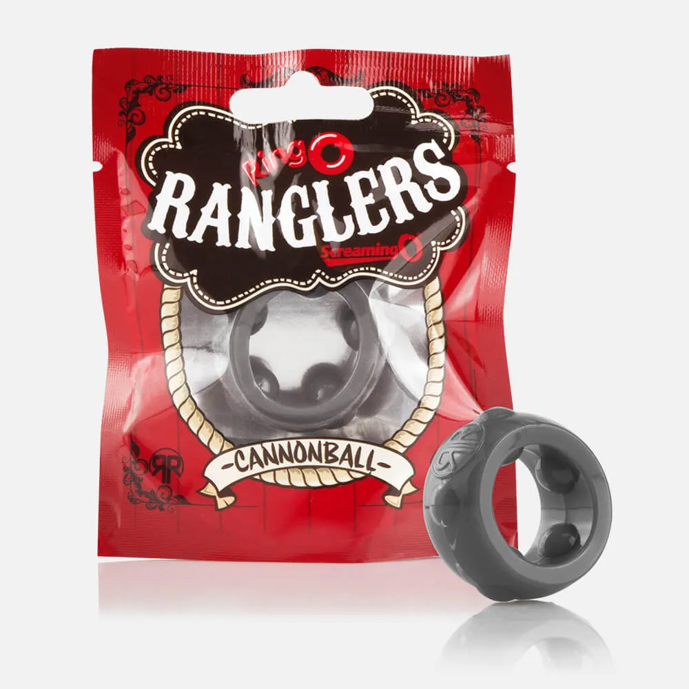 Screaming O Ring O Ranglers Cannonball cockring zwart