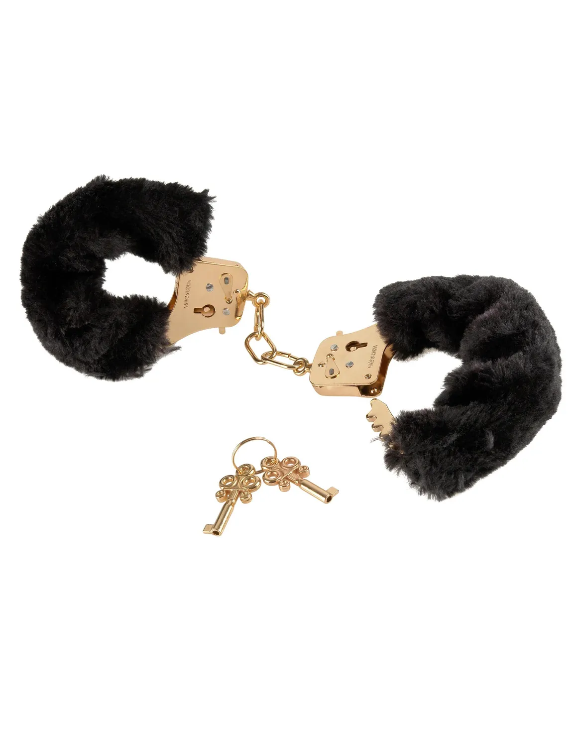Pipedream Fetish Fantasy Deluxe Furry handboeien goud zwart zacht