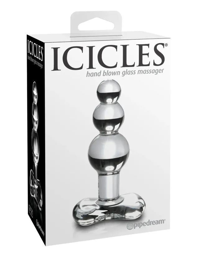 Pipedream Icicles No. 47 glazen buttplug transparant
