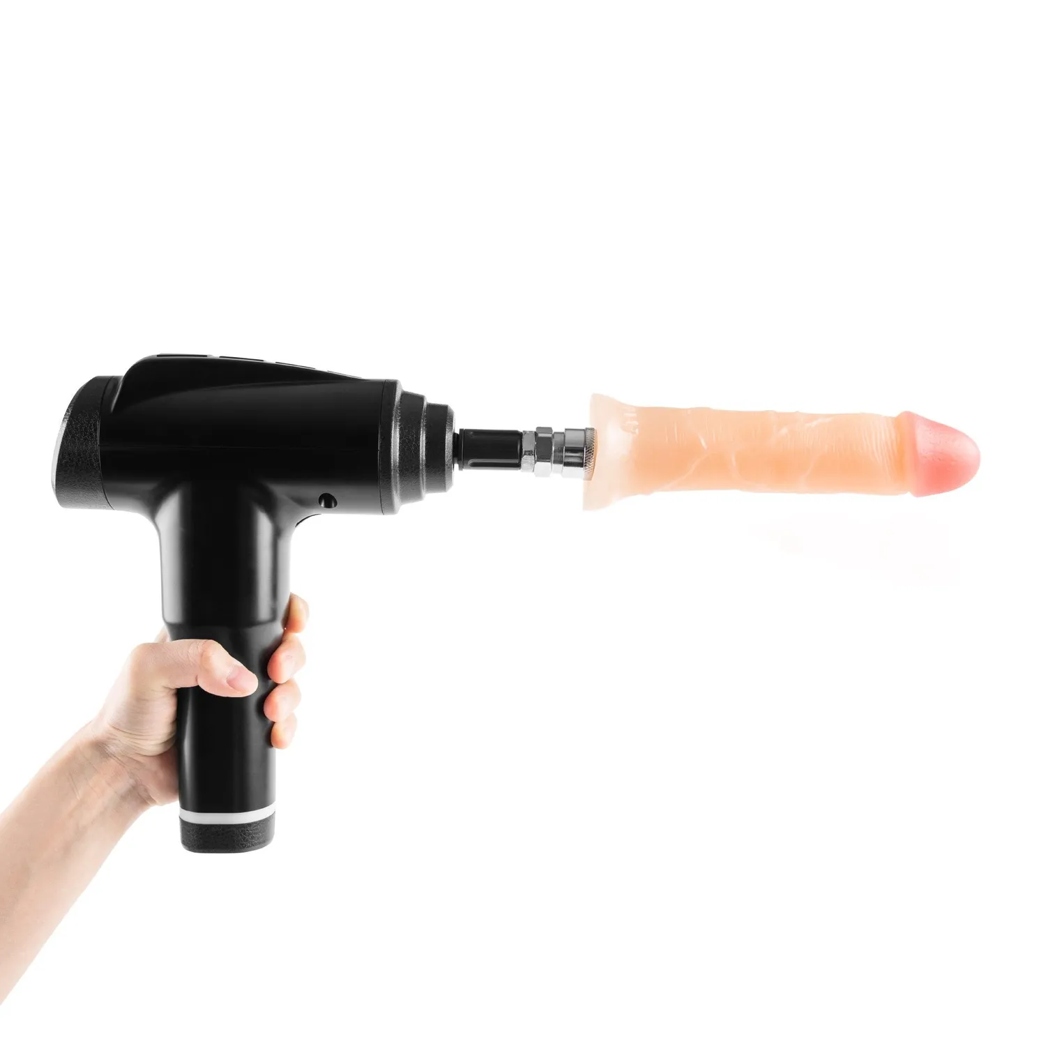 Lux Fetish Rechargeable Handheld sexmachine met dildo