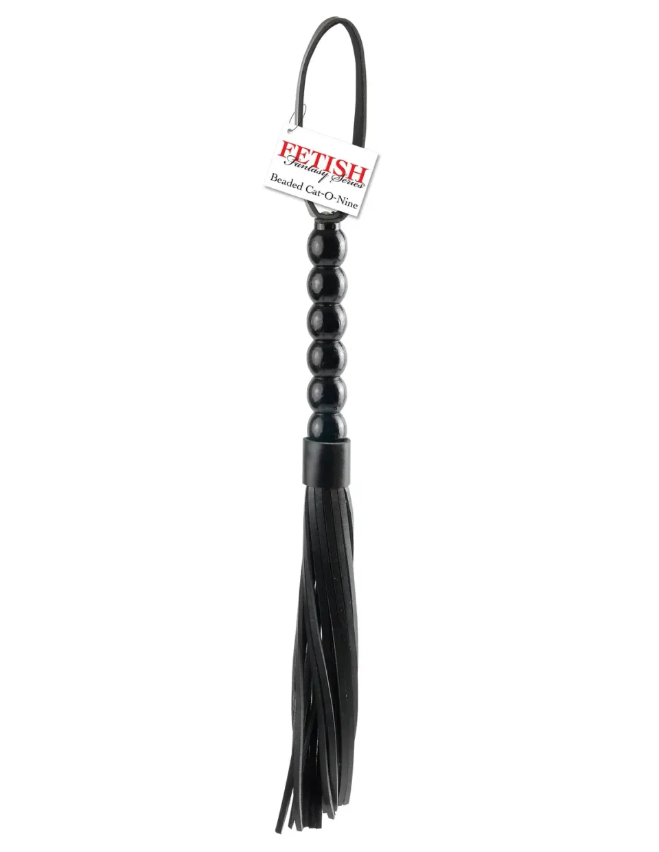 Pipedream Fetish Fantasy Beaded Cat-o-Nine Tails zweep zwart