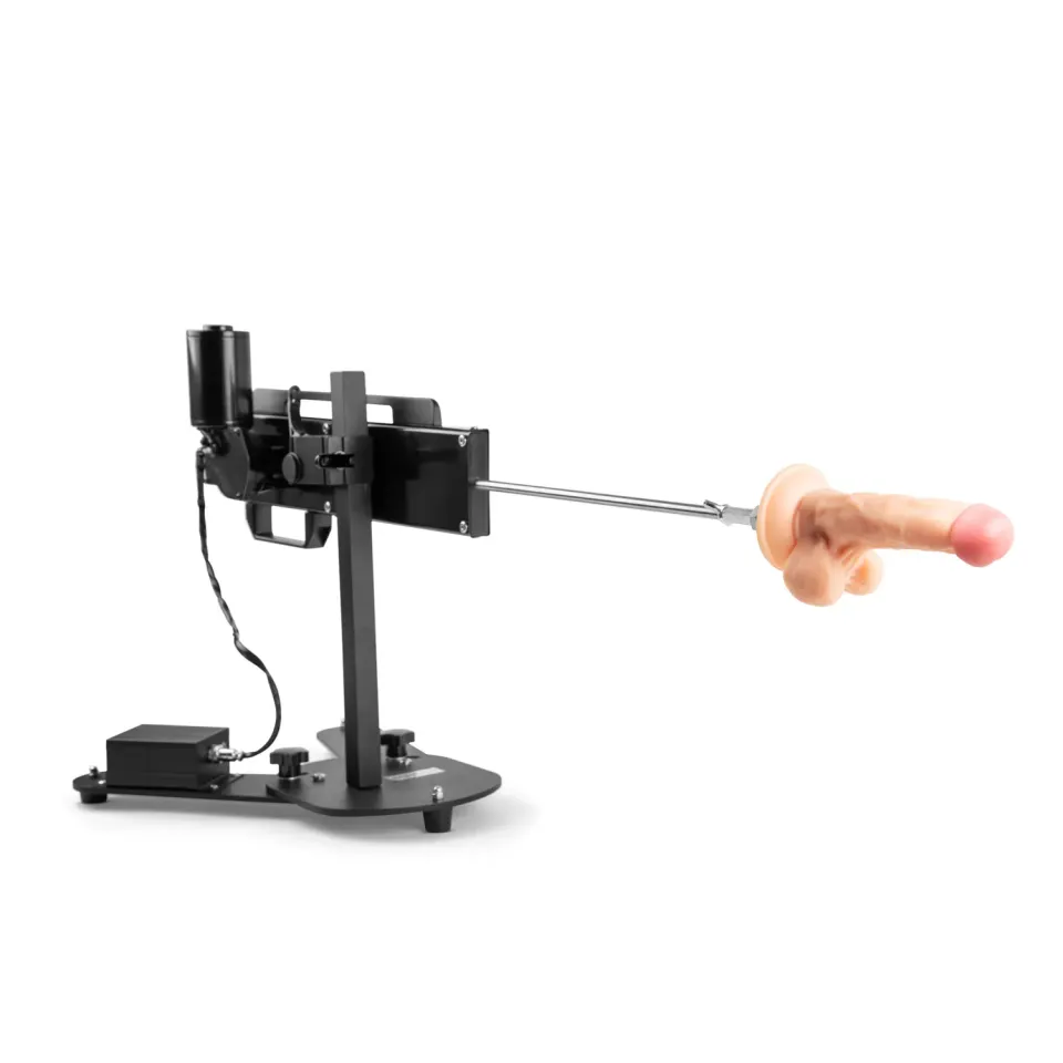 Lux Fetish sexmachine met realistische dildo krachtig