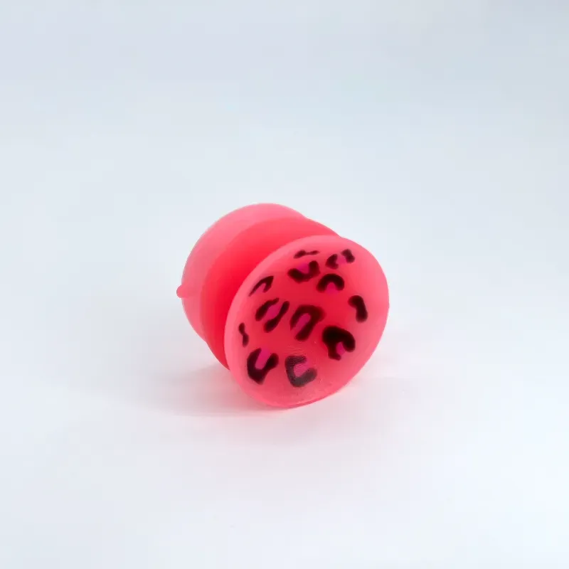 Tentickle Jem Leopard zuignap dubbelzijdig mini glow