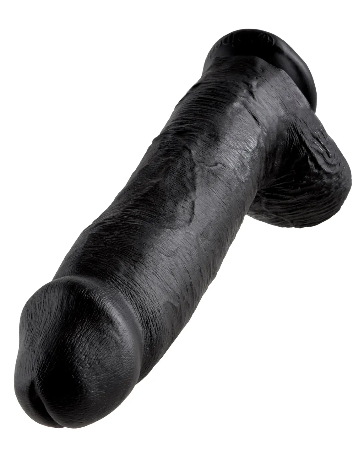 Pipedream King Cock 12 inch dildo met ballen zwart