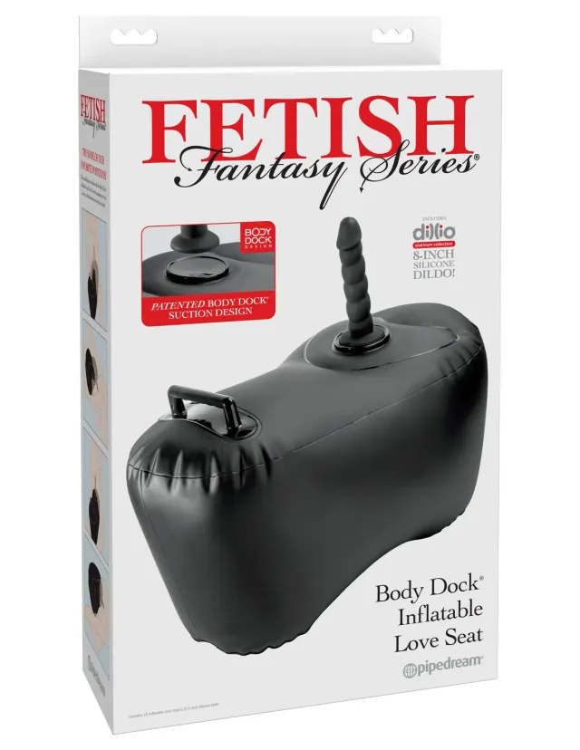 Pipedream Body Dock Love Seat Opblaasbaar met Dildo 8 inch
