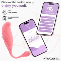 Intoyou Vibrating Egg with Waving and App tril-ei roze