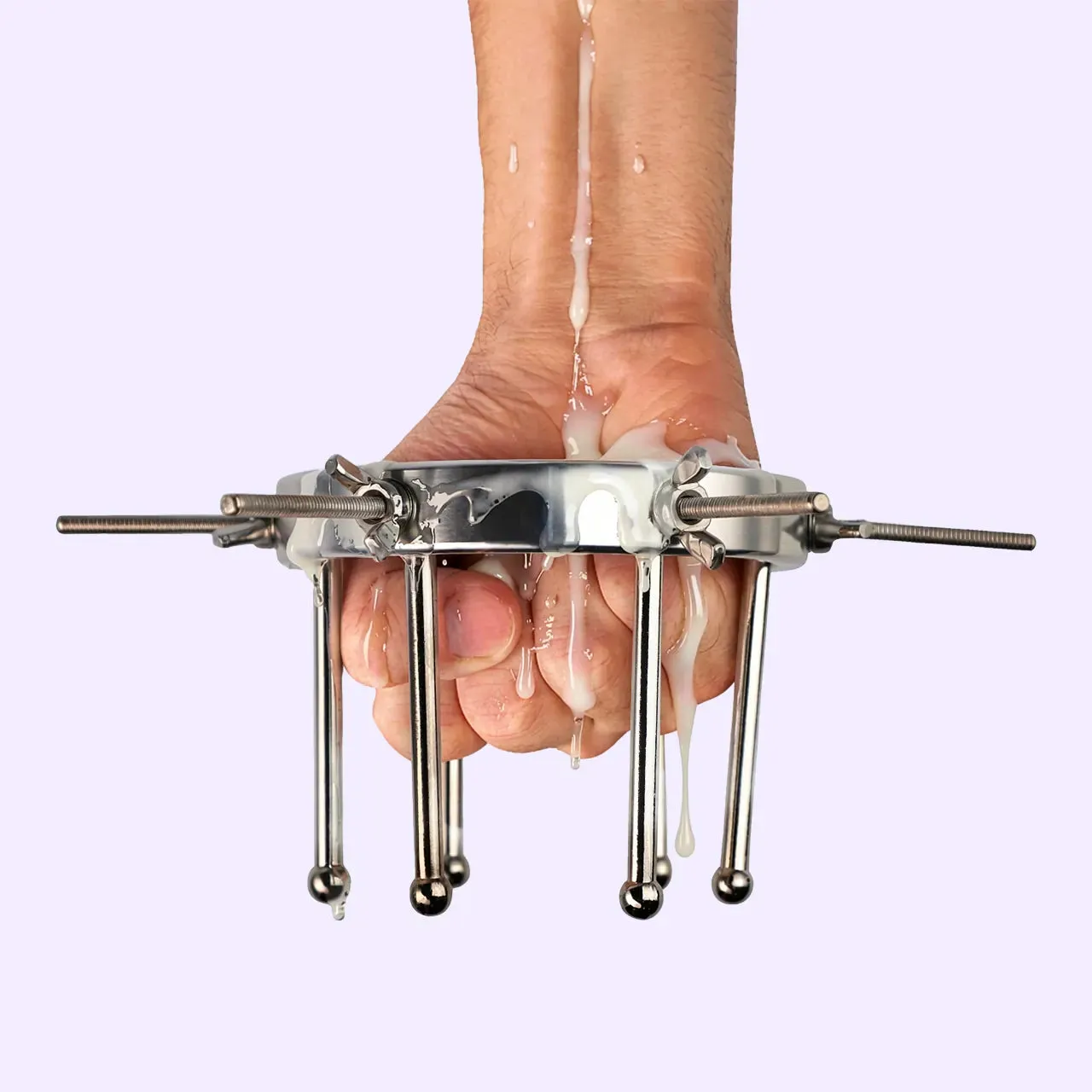 Beisar Proteus anale dilator zilver staal 22,6 cm