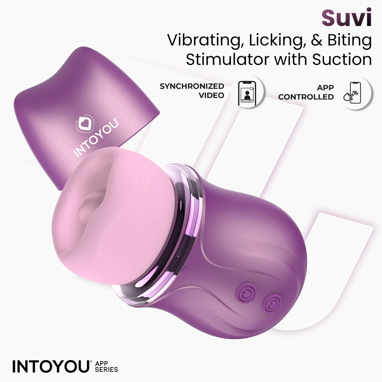Intoyou Suvi clitorisstimulator likken zuigen bijten USB-C