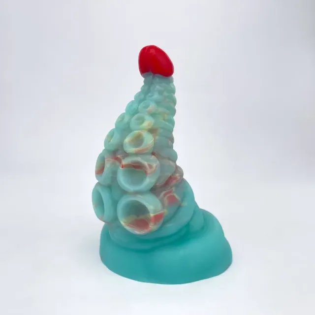 Tentickle Tenton Blue Hawaiian dildo small zacht