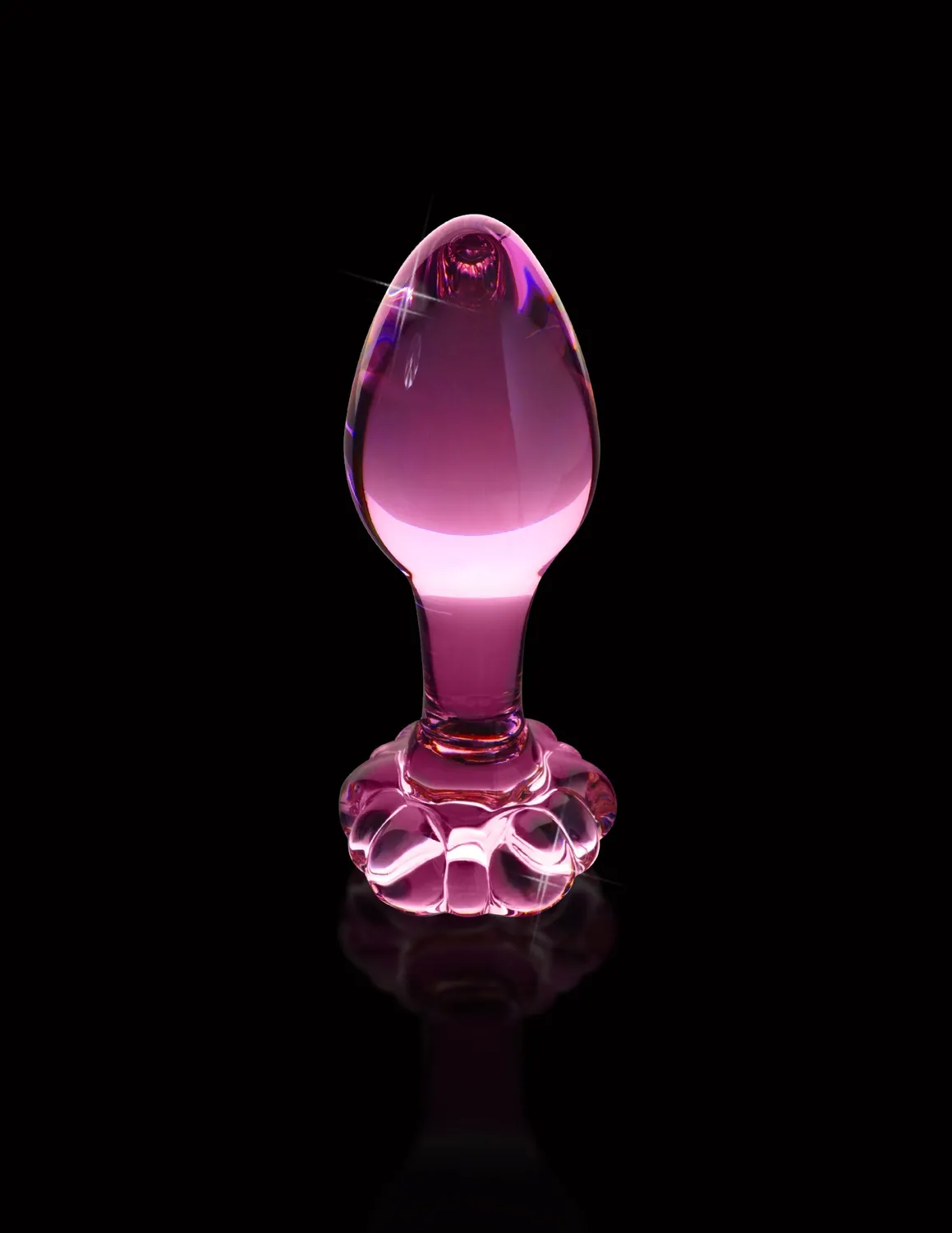 Pipedream Icicles No. 48 glazen buttplug roze