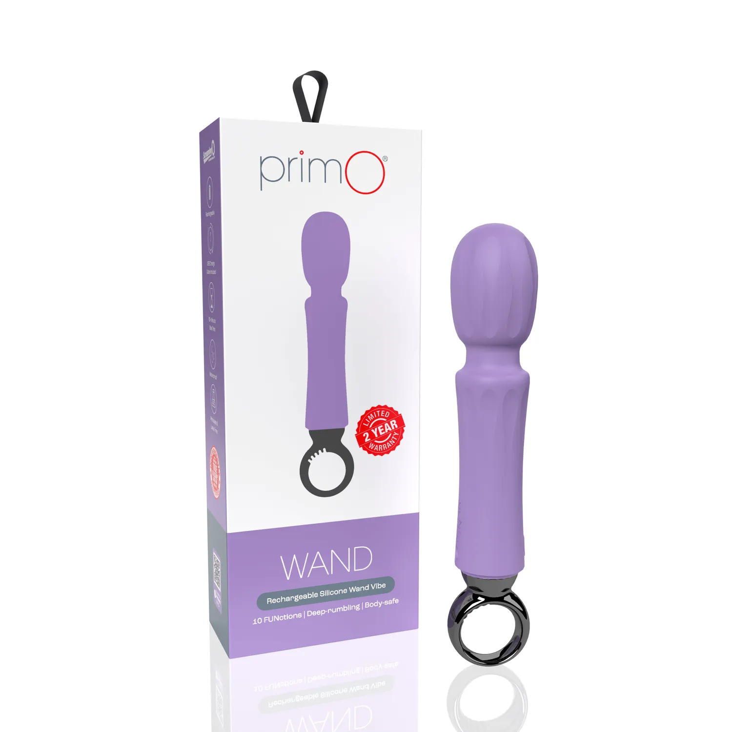 Screaming O PrimO Wand vibrator oplaadbaar siliconen