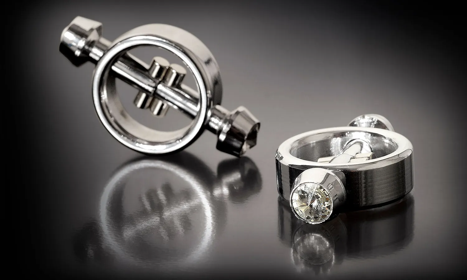 Pipedream Metal Worx magnetische tepelklemmen staal
