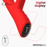 Intoyou Trixy Rabbit Vibrator met App tikkend 4 motors