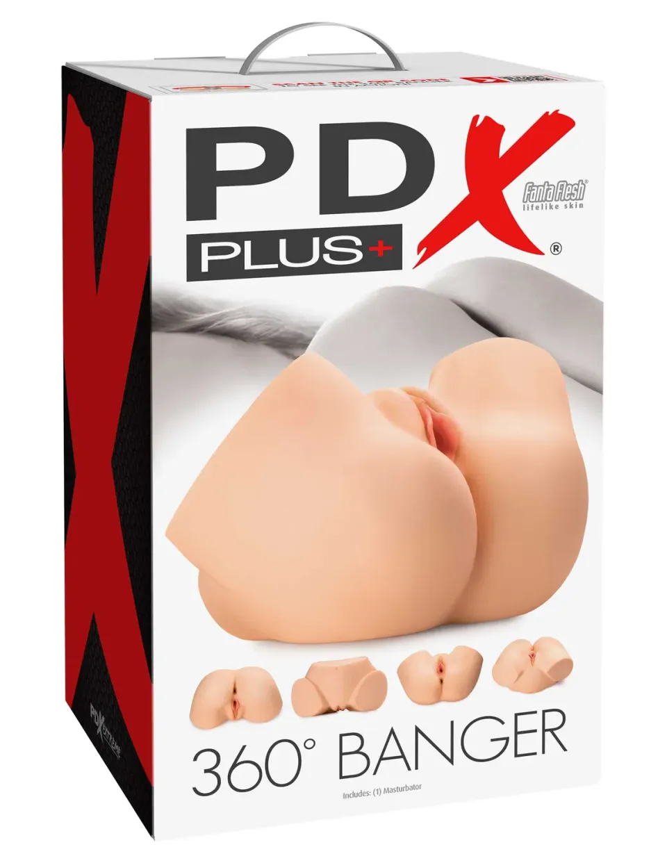 Pipedream PDX Plus 360 Banger masturbator billen en vagina