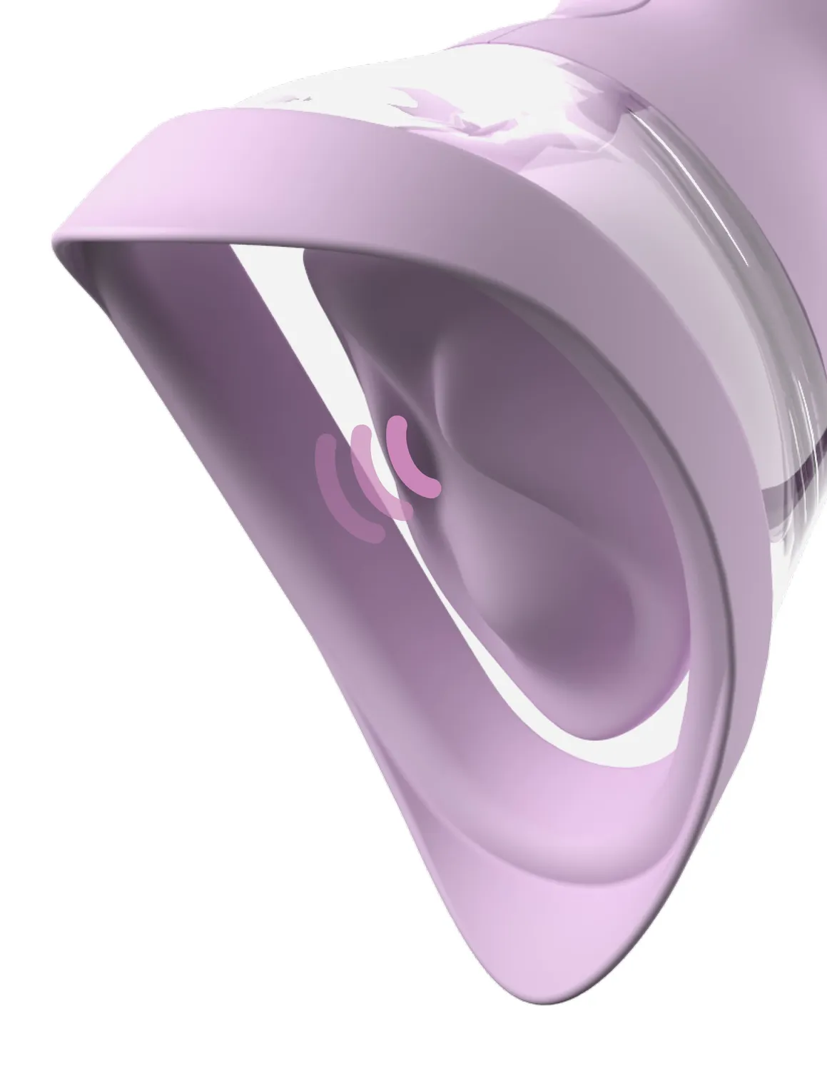 Pipedream Veloura Touch luchtdrukvibrator paars siliconen zuigstand
