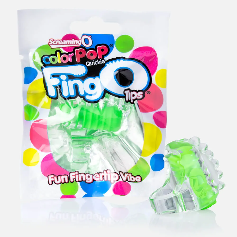Screaming O ColorPoP FingO Tips vingervibrator disposable mini