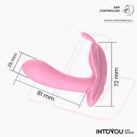 Intoyou Wingy vlinderstimulator met app roze duo