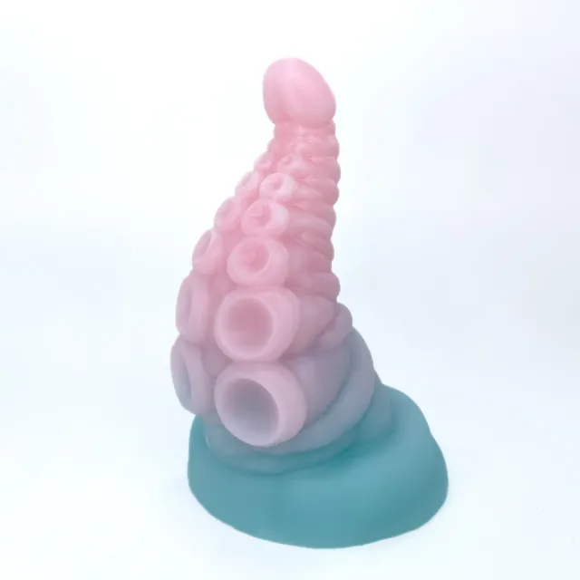 Tentickle Tenton Cotton Candy Sorbet dildo small soft glow