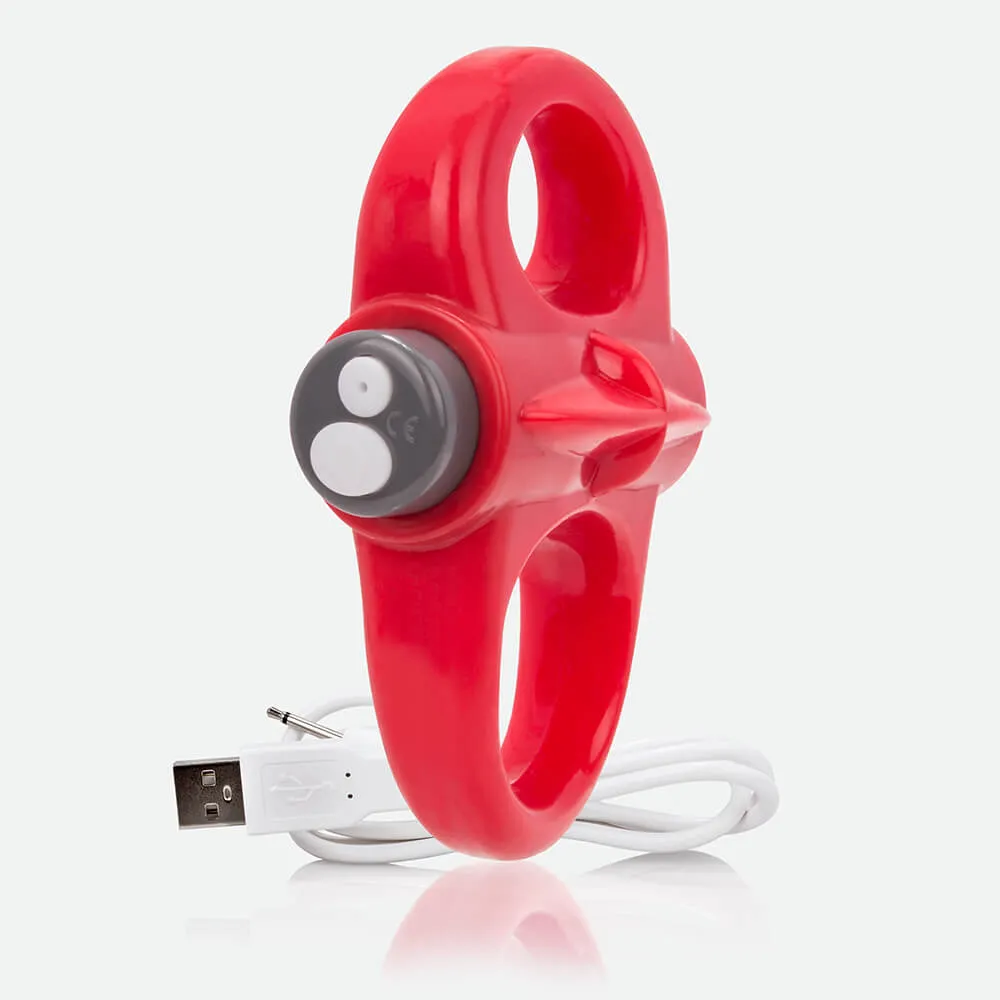 Screaming O Charged Yoga Ring oplaadbare cockring grijs