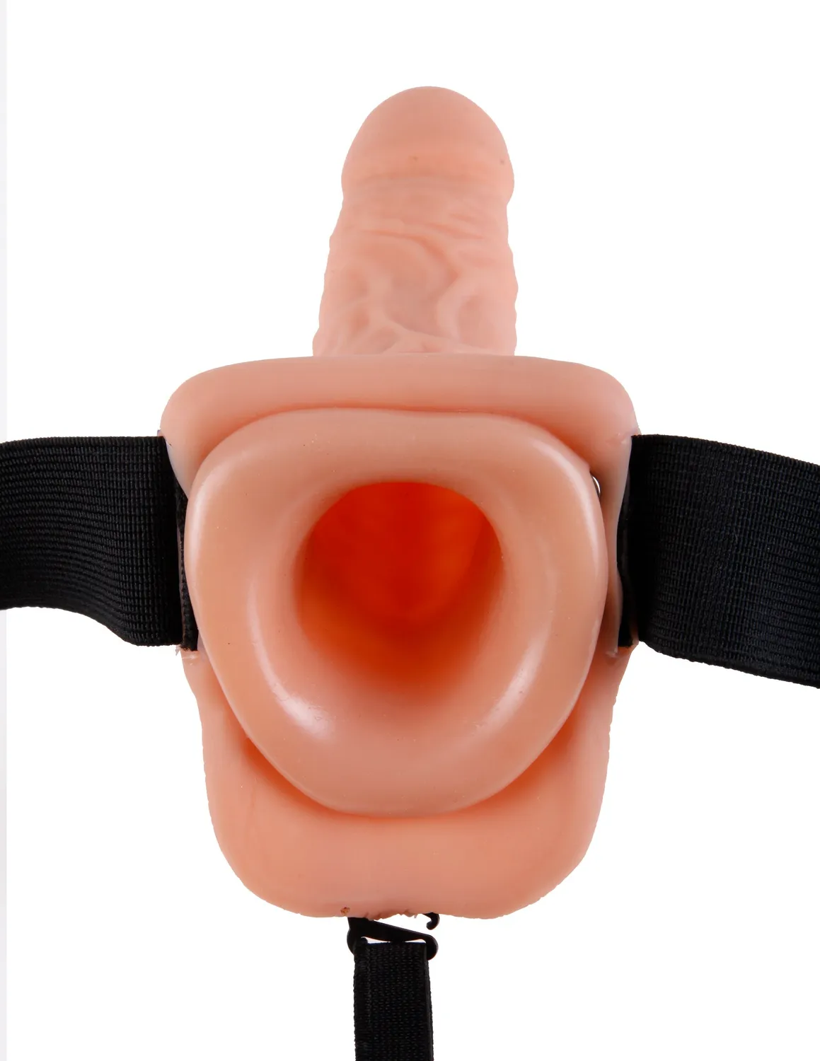 Pipedream Fetish Fantasy 7" Vibrating Hollow voorbinddildo met ballen