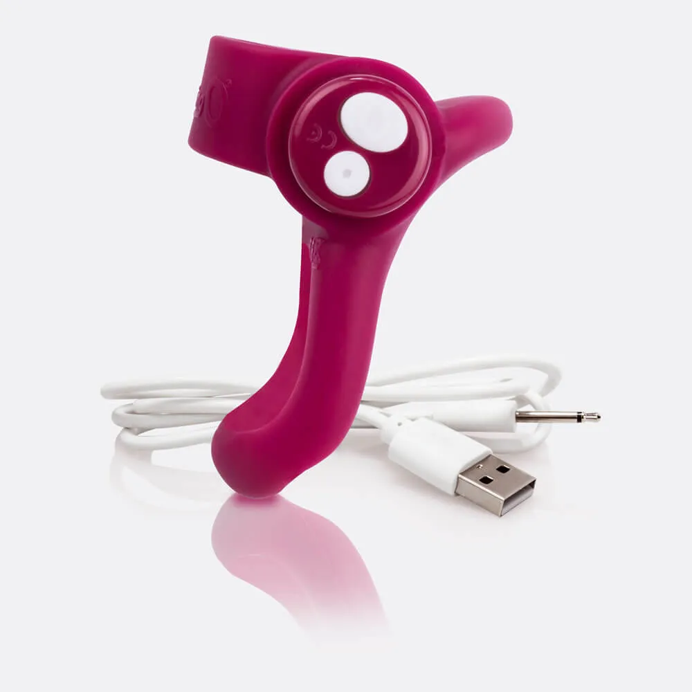 Screaming O You-Turn Plus ring blueberry oplaadbaar