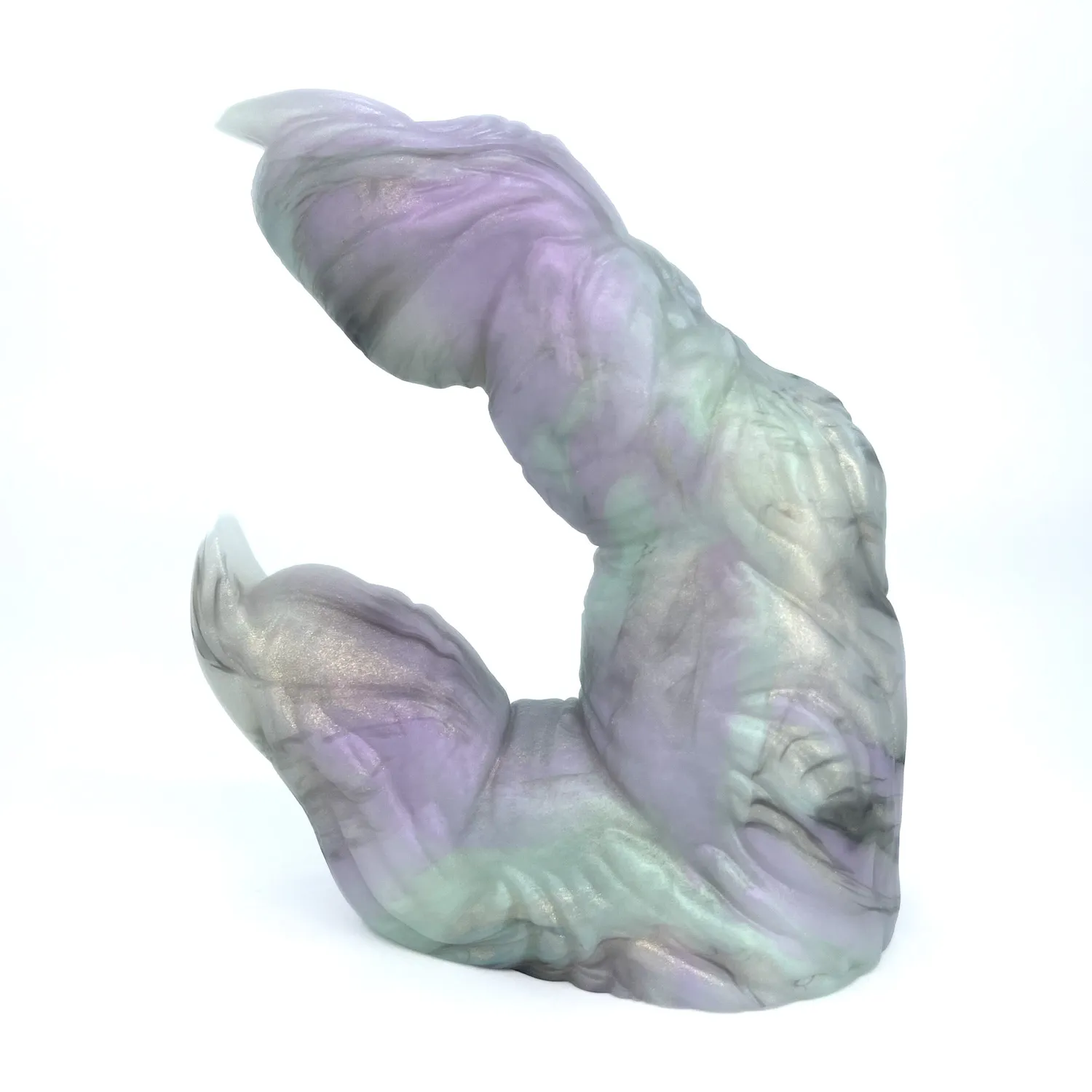 Tentickle Wölfing Spectral Shimmer dildo medium super soft glow