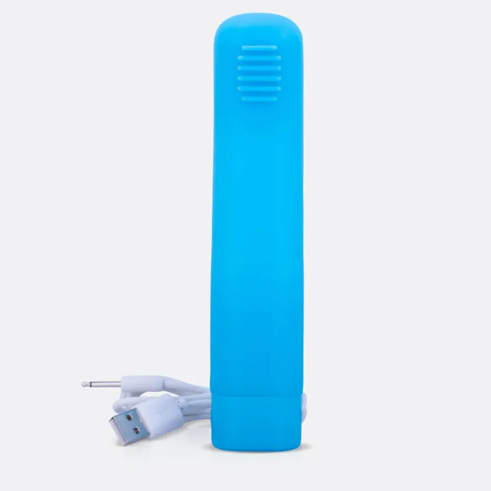 Screaming O Reach-It Charged vibrator blauw gebogen