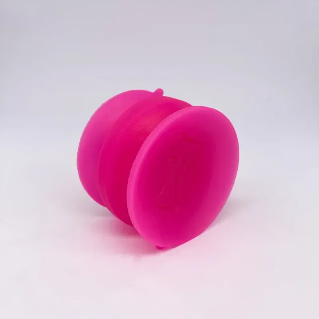 Tentickle zuignap dubbelzijdig UV Pink Sparkle medium