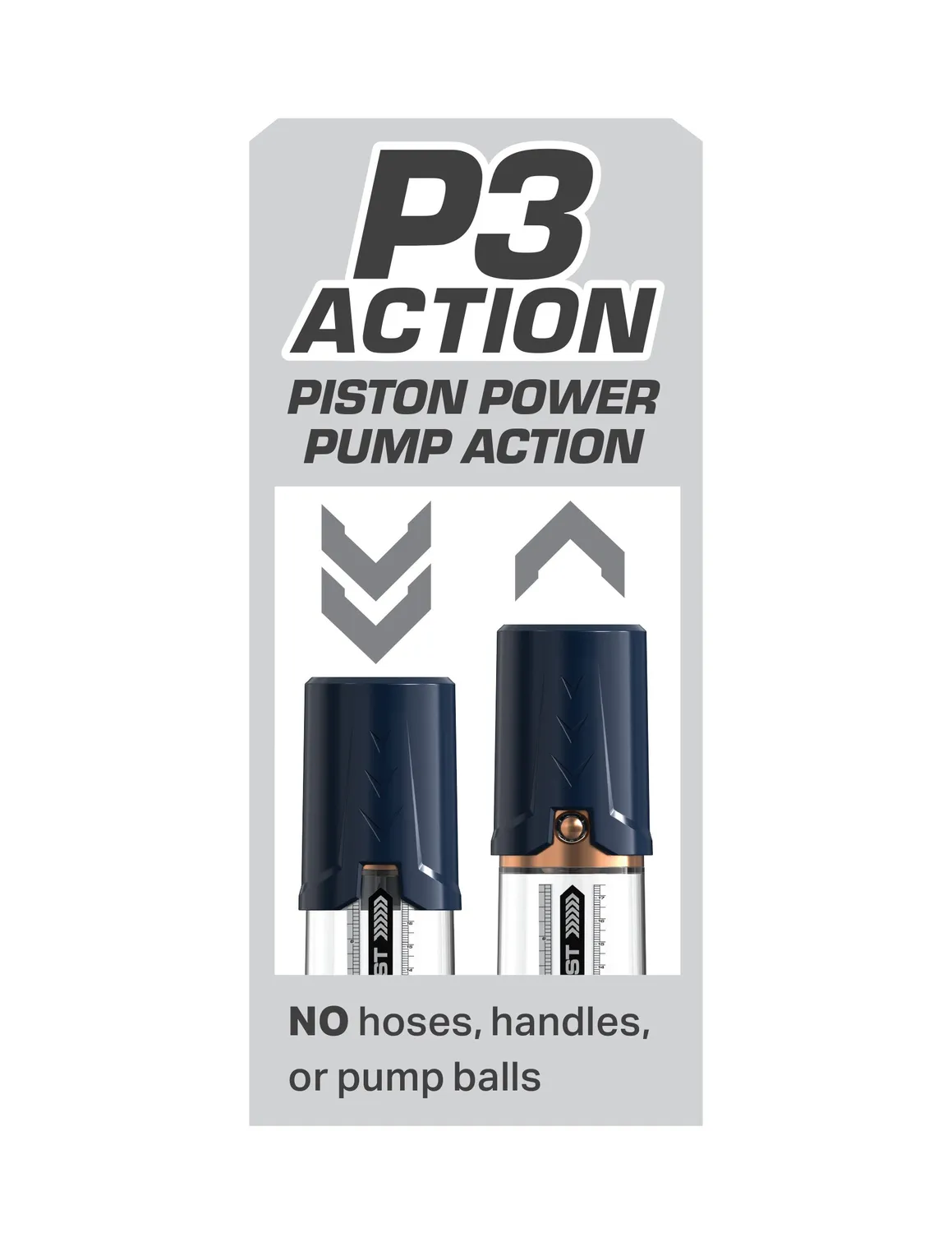 Pipedream Pump Worx Max Boost penispomp blauw transparant