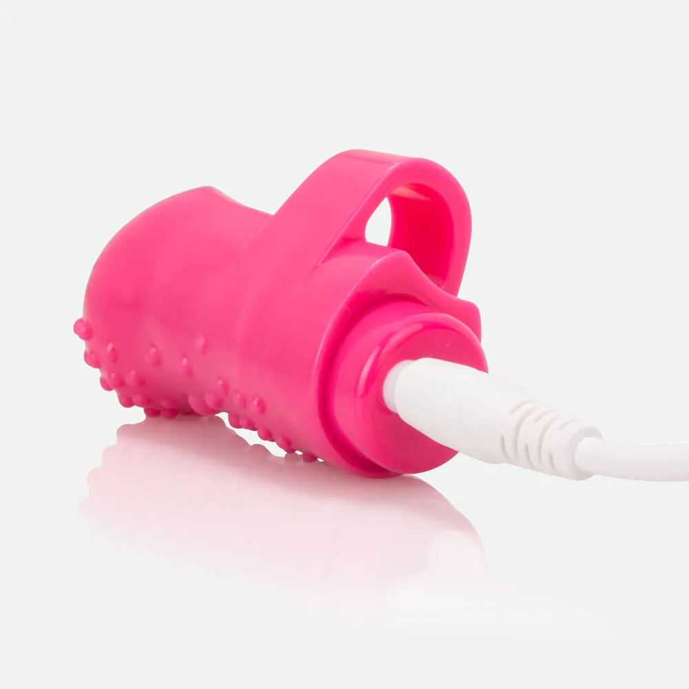 Screaming O Charged Fing O vingervibrator roze oplaadbaar