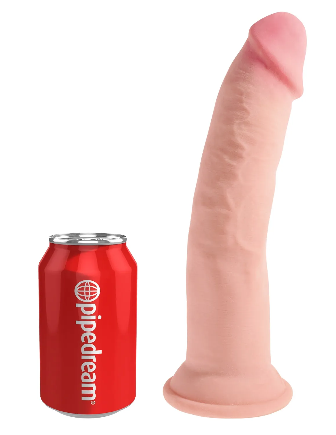 Pipedream King Cock Plus 9 inch Triple Density dildo huidskleur