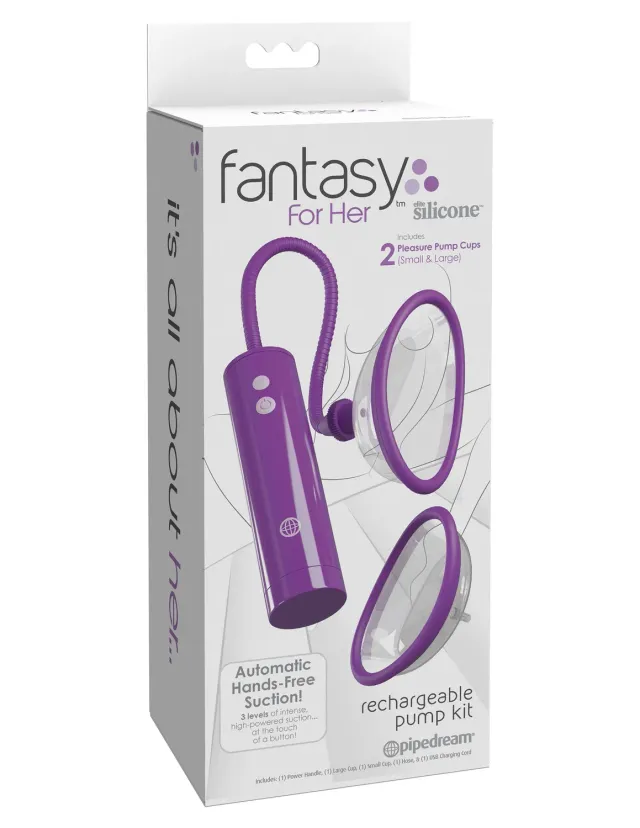 Pipedream Fantasy For Her Rechargeable Pump Kit pomp oplaadbaar