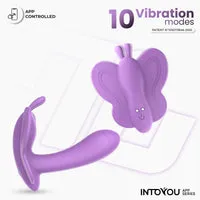 Intoyou Wingy vlinderstimulator met app lila