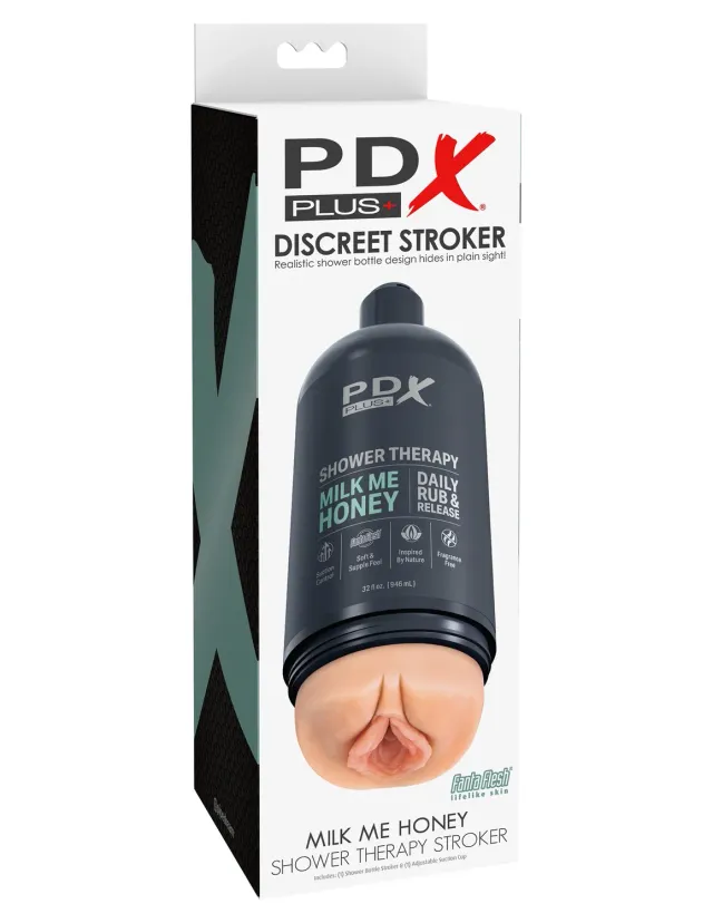 PDX Plus Shower Therapy Milk Me Honey masturbator