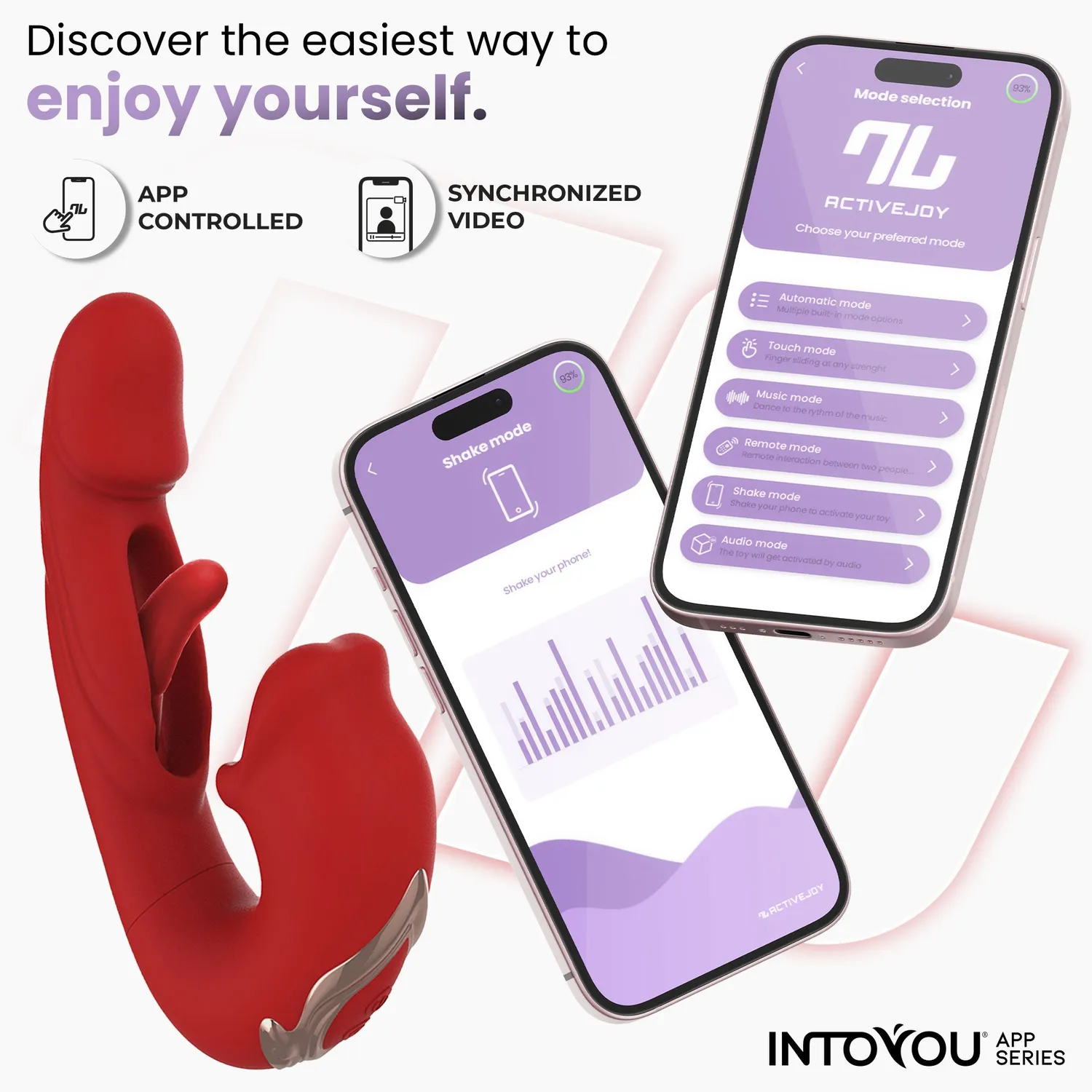Intoyou Mouty vibrator met app biting en flipping