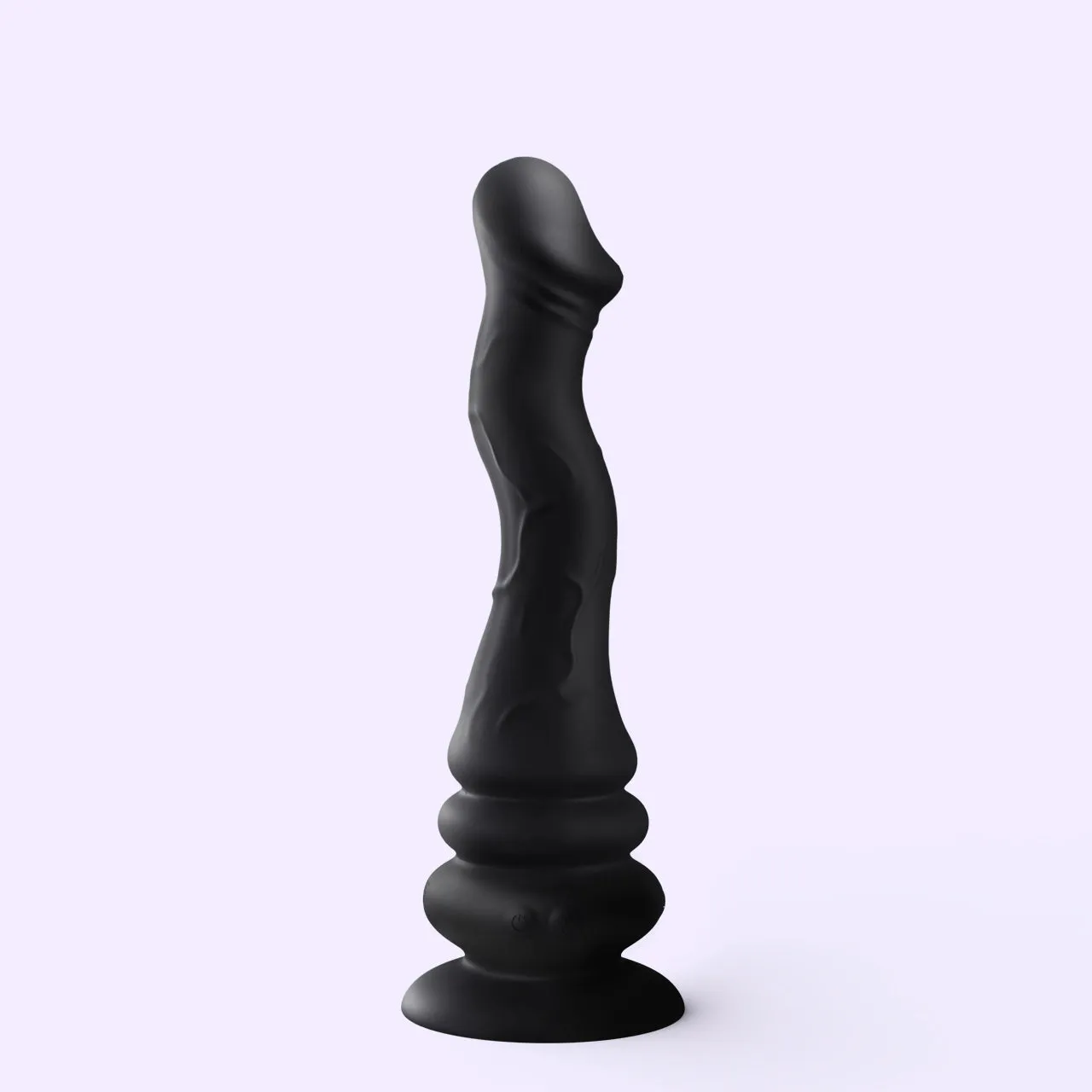 Beisar Pillar vibrerende dildo zwart met zuignap