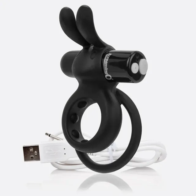 Screaming O Charged Ohare cockring zwart siliconen