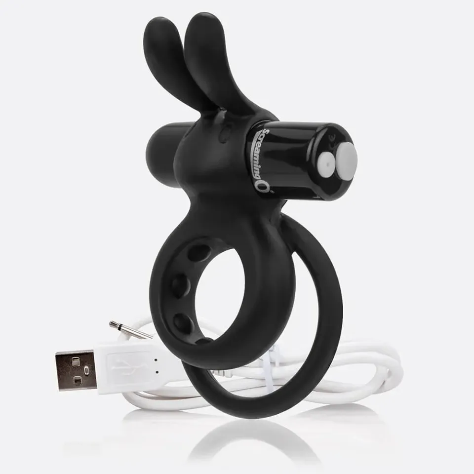 Screaming O Charged Ohare cockring zwart siliconen