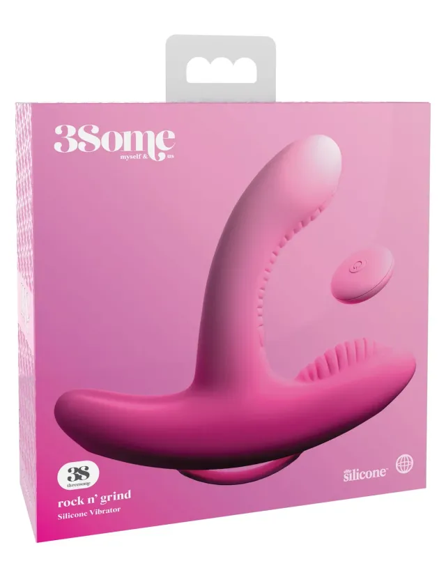 Pipedream 3Some Rock N Grind vibrator met afstandsbediening