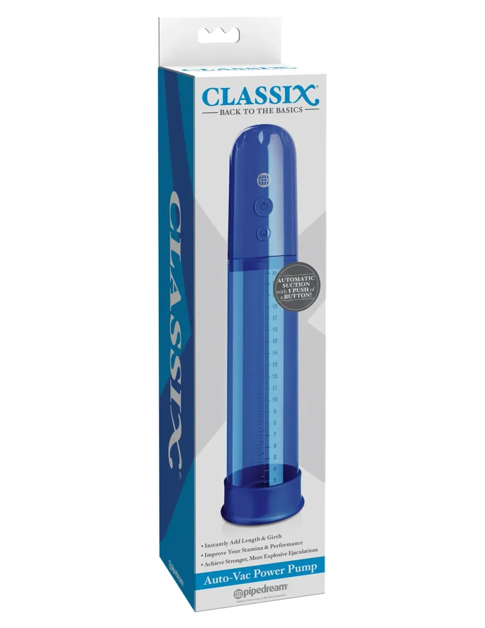 Pipedream Classix Auto-Vac Power Pump penispomp automatisch