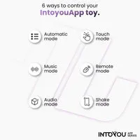 Intoyou Logan vibro-ei paars met app