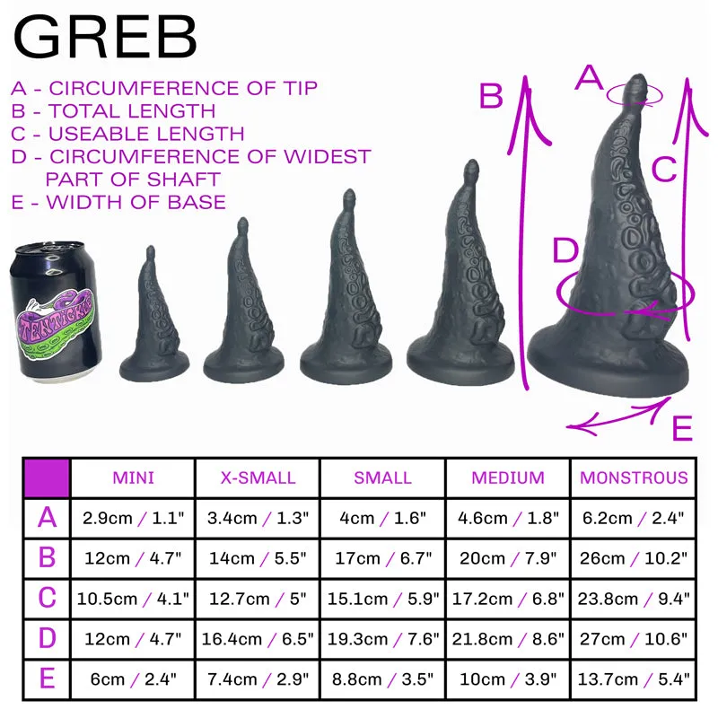 Tentickle Greb Bi Pride dildo monstrous soft