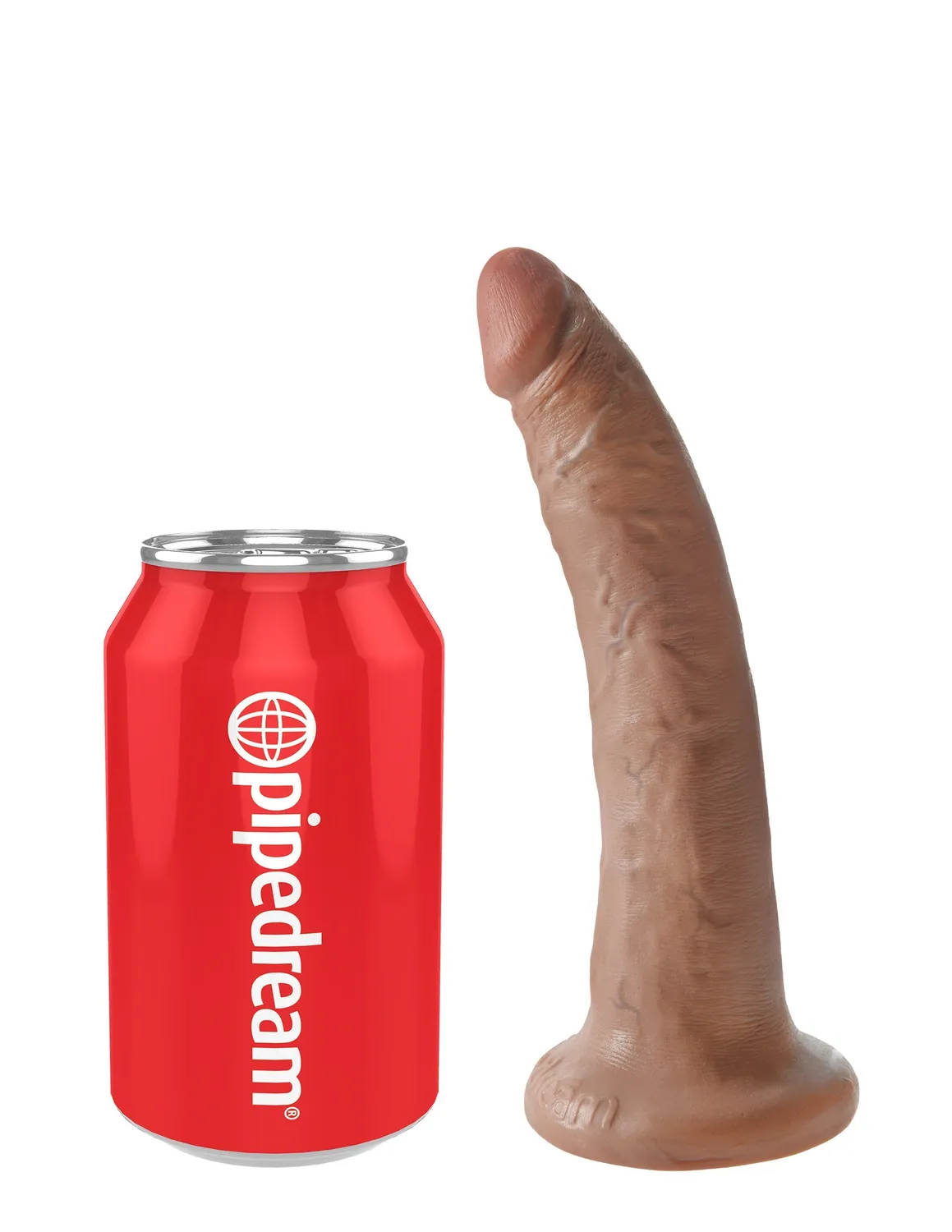 Pipedream King Cock 7 inch realistische dildo huidkleur zuignapvoet