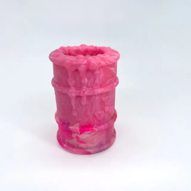 Tentickle Toxxxik 50 Shades of Pink stroker medium open